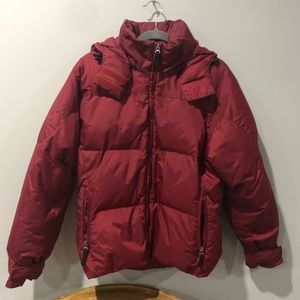 L.L. Bean Down Puffer Jkt w/ Hood Sz L